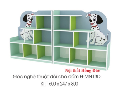 Góc Nghệ Thuật đôi chó đốm H-MN13D