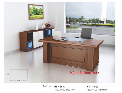 Bàn làm việc HS16Q, HS18Q Hồng Đức