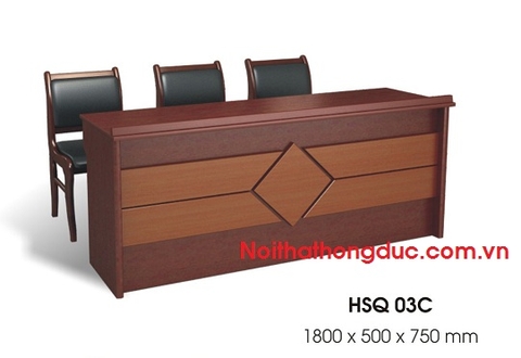 Bàn chủ tịch-  HSQ03C Hồng Đức