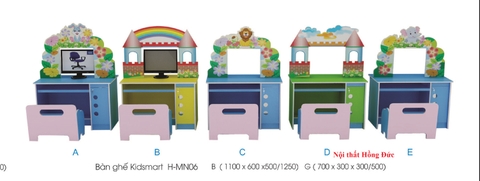 Bàn ghế Kidsmart H-MN06