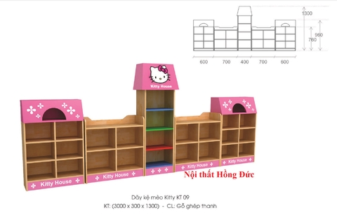 Dãy kệ mèo Kitty KT 09