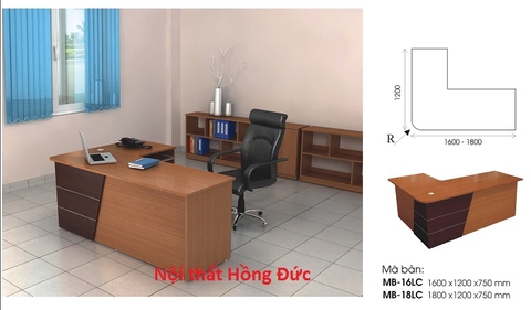 Bàn làm việc MB-16L, MB-18L