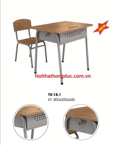 Bàn ghế học sinh đơn TK-18.1