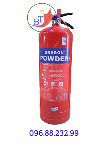 Bình chữa cháy DRAGON loại bột MFZ8 BC 8kg có tem kiểm định