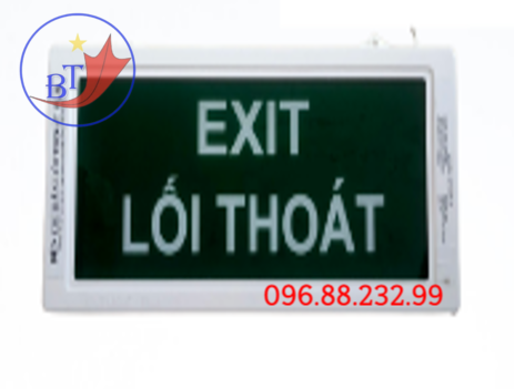 Đèn exit lối thoát 1 mặt và 2 mặt không chỉ hướng Fuji Vietlink FJVL EX-01