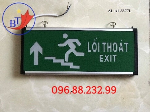 Đèn exit thoát hiểm 1 mặt cầu thang lên Shengli (SL BT-3377L)