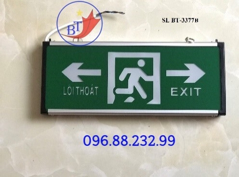 Đèn exit thoát hiểm 1 mặt chỉ 2 hướng Shengli (SL BT-3377B)