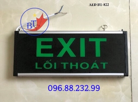 Đèn exit thoát hiểm cầu thang xuống AED (AED BT-822)