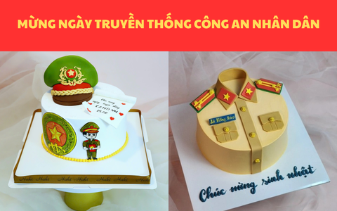 Mẫu Bánh Kem Công An, Mừng Ngày Truyền Thống CAND
