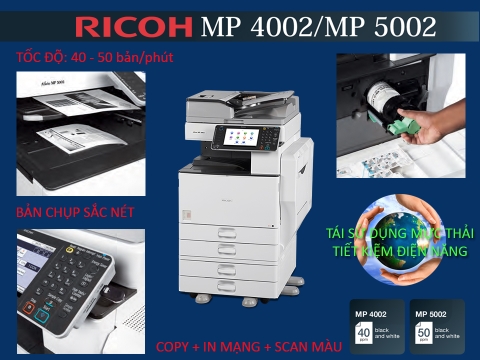 GIAO MÁY PHOTOCOPY RICOH MP 5002 CHO TẬP ĐOÀN ĐA QUỐC GIA TẠI QUẬN 7 - TP.HCM