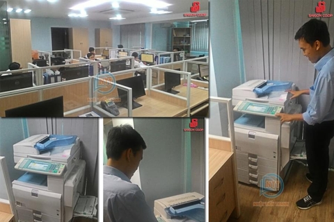 Giao Máy Thuê Photocopy Ricoh MP 5001 Cho SaiGon Co.op - Quận 1