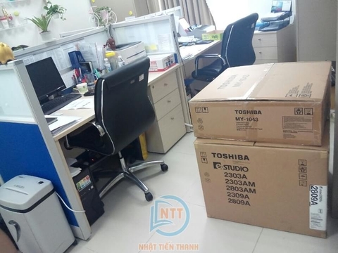 BÀN GIAO MÁY TOSHIBA E STUDIO 2809A - CHO KHÁCH SẠN BECAMEX BÌNH DƯƠNG