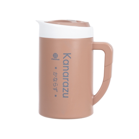 ca giữ nhiệt 1.5L cà mèn giữ nhiệt bằng nhựa PP hàng Việt Nhật 6101  bình nước nhựa  aladanh-net-vn