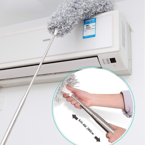 Chổi Quét Bụi Kéo Dài 2m8, Quét Trần Nhà, Phủi Bụi Nội Ngoại Thất Oto  aladanh-net-vn
