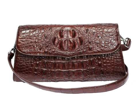 Túi đeo chéo nữ da cá sấu TCS958-NDR