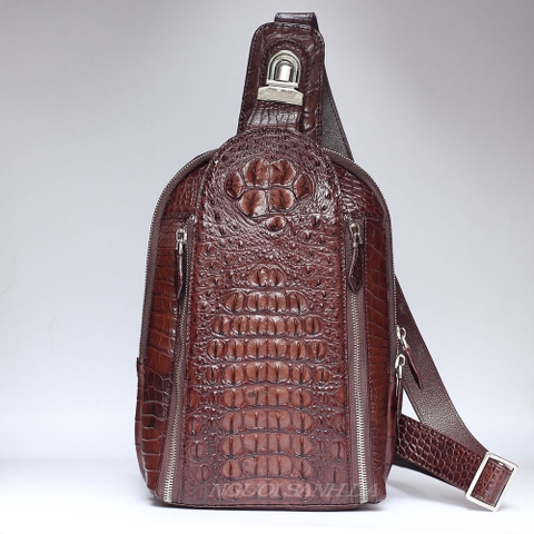 Túi đeo trước ngực da cá sấu DTNCS-905N
