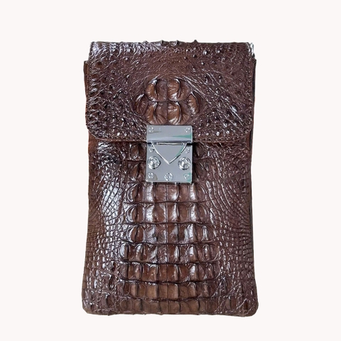 Túi nữ đựng điện thoại da cá sấu nhỏ