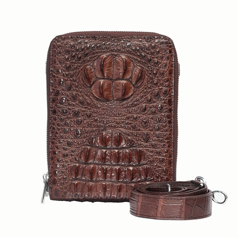 Túi đeo chéo nam da cá sấu DCCS- 102N