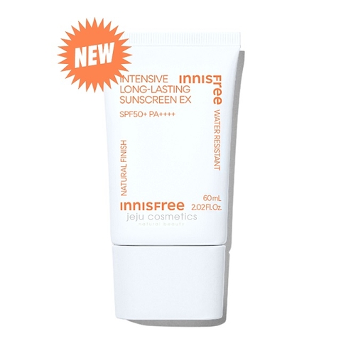 (Mẫu mới) Kem Chống Nắng Lâu Trôi Innisfree Intensive Long-Lasting Sunscreen Ex SPF50+ PA++++ 60ml