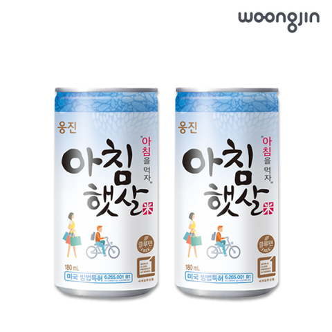 NƯỚC GẠO RANG WOONGJIN 180ML (Lon)