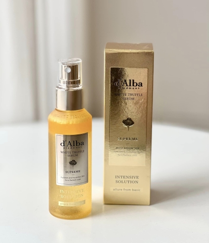 Serum Xịt Khoáng D'alba White Truffle Serum Supreme Intensive Solution