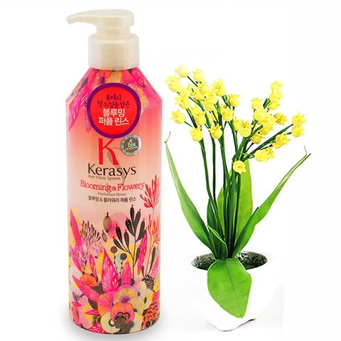 Dầu xả nước hoa Kerasys Salon Perfume Blooming & Flowery 600ml