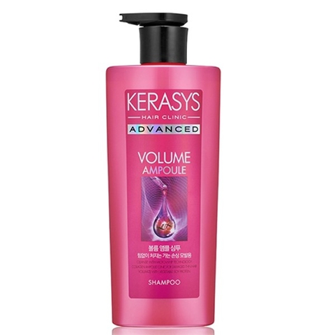 Dầu gội Kerasys Advanced Ampoule Volume phục hồi tóc chắc khỏe Hàn Quốc 600ml