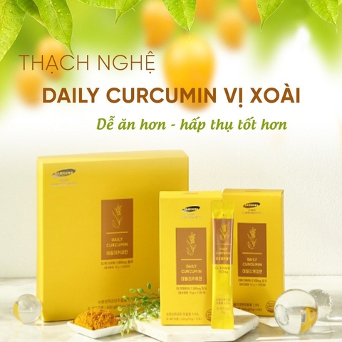 Thạch nghệ Daily Curcumin bảo vệ sức khỏe 30 gói