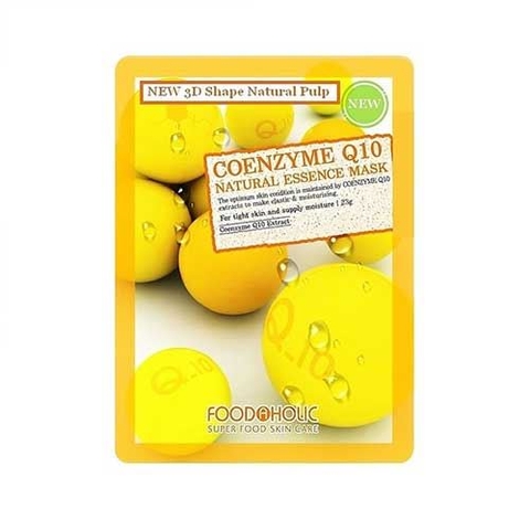 Mặt nạ 3D dưỡng da FoodAHolic Coenzyme Q10 Mask (bịch)