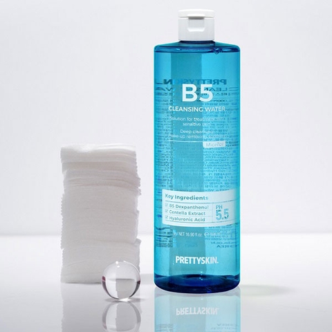 Nước Tẩy Trang Phục Hồi Cho Da Nhạy Cảm Pretty Skin B5 Cleansing Water (500ml)