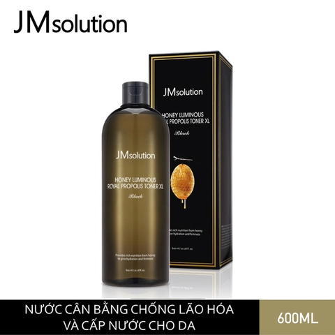 Nước Hoa Hồng Chiết Xuất Mật Ong JM Solution Honey Luminous Royal Propolis Toner XL (600ml)
