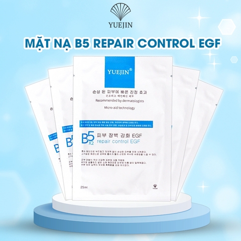 Mặt Nạ Phục Hồi Cấp Ẩm YUEJIN B5 Repair Control EGF (hộp 10 miếng*25ml)