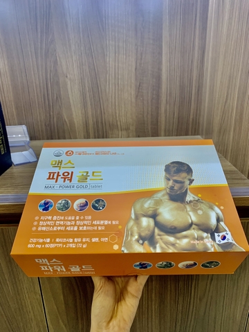 TĂNG CƯỜNG SINH LÝ NAM GIỚI MAX POWER GOLD