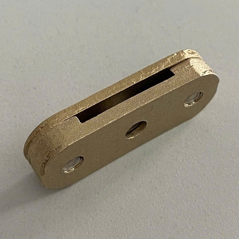 Kẹp băng đồng 2 ngã 25x3 mm