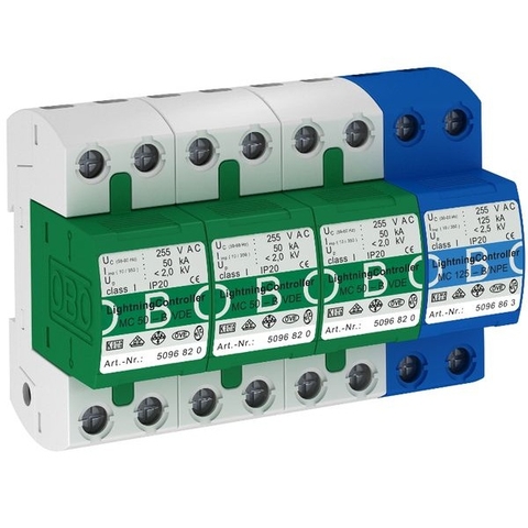 Thiết bị chống sét nguồn điện 3 pha OBO MC 50-B 3+1