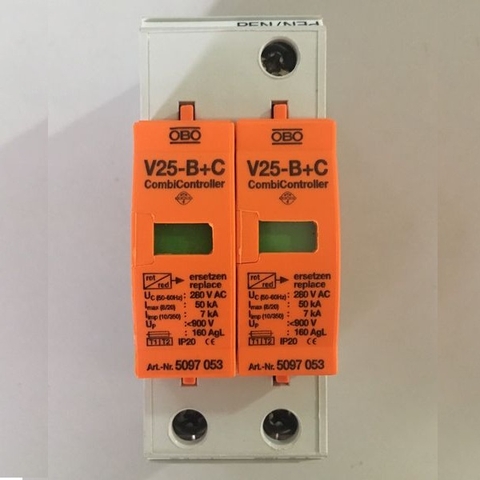 Thiết bị cắt lọc sét 2 pha OBO V25-B+C 2-280