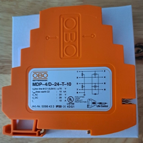 Thiết bị chống sét đường tín hiệu OBO MDP-4 D-24-T
