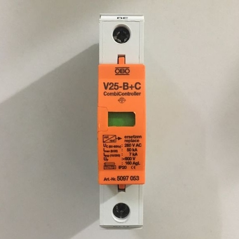 Thiết bị cắt sét 1 pha OBO V 25-B+C 1-280