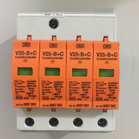 Thiết bị cắt lọc sét 4 pha OBO V25-B+C 4-280