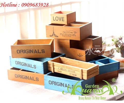 hộp gỗ aquagarden