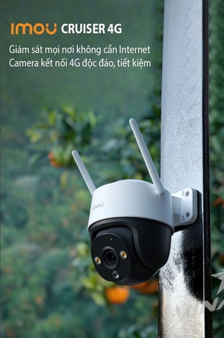 Camera Wifi PTZ Full Color 2MP iMOU IPC-S21FTP kết nối 4G