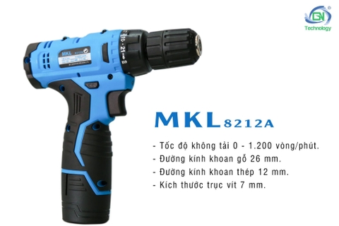 Máy khoan tích điện MKL 8212A