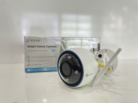 Camera wifi ngoài trời Ezviz CS-H3 2K 3mp, hồng ngoại 30m, đàm thoại 2 chiều