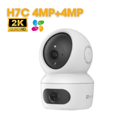 Camera ống kính kép thông minh Ezviz H7C 4MP+4MP, hồng ngoại 10m, phát hiện con người, phương tiện