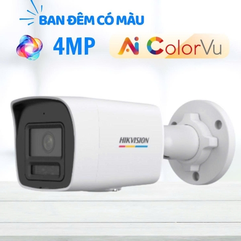 Camera Ai Colorvu 3.0 Hikvision 4MP DS-2CD1047G3H-LIUF/SRB