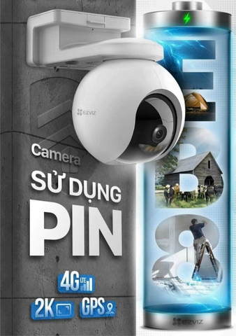 Camera 4G quay quét sử dụng pin EB8 4G