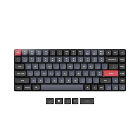 Bàn phím cơ Bluetooth Keychron K3 Pro Viền Nhôm RGB Hot Swap Brown Switch K3P-H3 (Keycap Xanh)