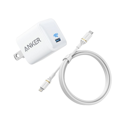 Combo sạc nhanh iPhone Anker 20W A2633 và cáp OTTERBOX Fast Charge 1M