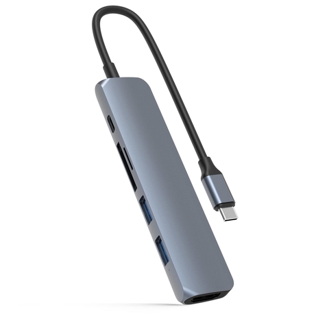 Cổng Chuyển HyperDrive BAR 6 IN 1 USB-C Hub HD22E