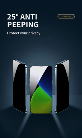 Miếng dán cường lực chống nhìn trộm MIPOW KINGBULL PREMIUM HD (2.7D) cho iPhone 14 | 14 Plus | 14 Pro | 14 Pro Max